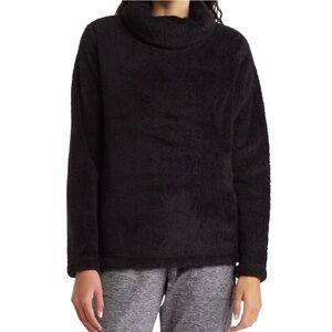 Zella Furry Fleece Funnel Neck Pullover Women’s Medium